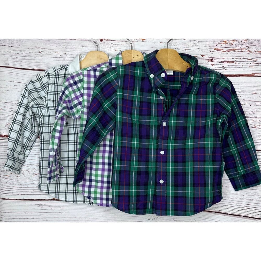 Lot of 3 Janie and Jack 2t Button Down Shirts